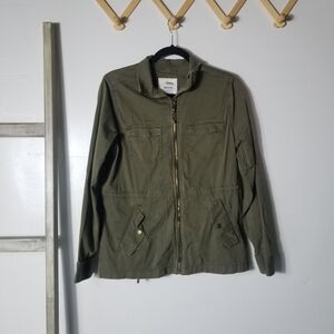 SONOMA WOMEN'S OLIVE GREEN UTILITY JACKET SIZE MEDIUM